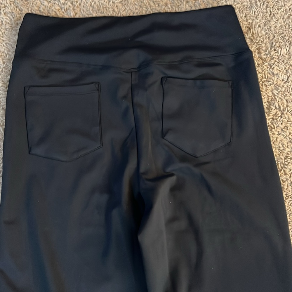 Afitne Black Bootcut Yoga Dress Pants - Large NWT - Picture 2 of 7